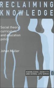 Cover of Reclaiming knowledge by Johan Muller