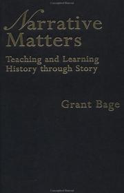 Cover of Narrative matters by Grant Bage