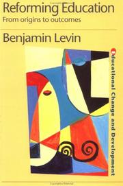Cover of Reforming Education by Benjamin Levin