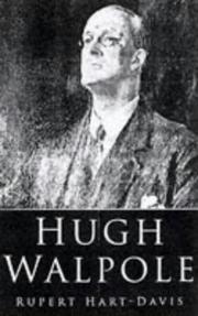 Front cover of Hugh Walpole, a biography by Rupert Hart-Davis