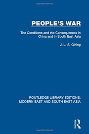 Cover of People's war by J. L. S. Girling