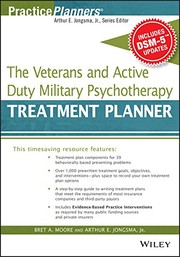 Cover of Veterans and Active Duty Military Psychotherapy Treatment Planner, with DSM-5 Updates by Bret A. Moore
