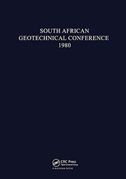 Front cover of South African Geotechnical Conference, 1980 by South African Geotechnical Conference (1980 Silverton)