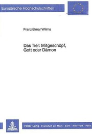 Cover of Das Tier by Franz-Elmar Wilms