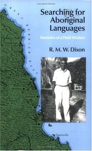 Cover of Searching for aboriginal languages by Robert M. W. Dixon