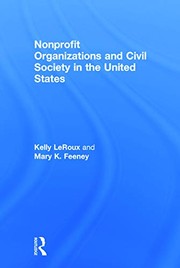 Front cover of Nonprofit Organizations and Civil Society in the United States by Kate Pravera