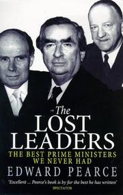 Cover of The lost leaders by Edward Pearce