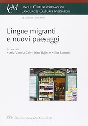 Front cover of Lingue migranti e nuovi paesaggi by Italy) Lingue migranti e nuovi paesaggi (Conference) (2012 Sesto San Giovanni