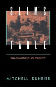 Cover of Slim's table by Mitchell Duneier