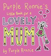 Front cover of Purple Ronnie's Little Book for a Lovely by Giles Andreae       