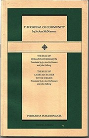 Front cover of The Rule of Donatus of Besançon by Donatus of Besançon, Saint