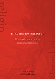 Cover of Imagine No Religion by Carlin A. Barton