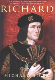 Cover of Richard III by Michael Hicks