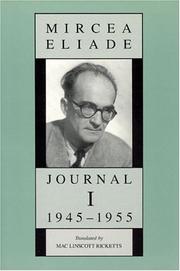 Cover of Journal by Mircea Eliade