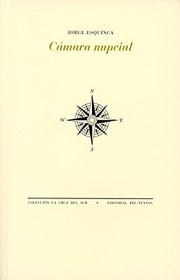 Cover of Cámara nupcial by Jorge Esquinca