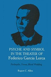 Cover of Psyche and Symbol in the Theater of Federico Garcia Lorca by Rupert C. Allen