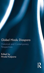 Front cover of Global Hindu Diaspora by Hiralal Kalpana