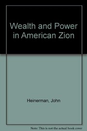Cover of Wealth and power in American Zion by Anson D. Shupe