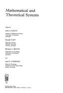 Front cover of Mathematical and theoretical systems by International Congress of Psychology (24th 1988 Sydney, N.S.W.)