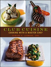 Front cover of Club cuisine by Edward G. Leonard