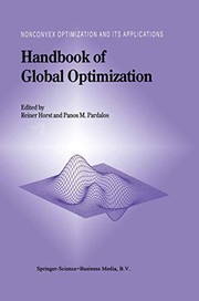 Front cover of Handbook of Global Optimization by R. Horst