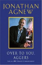 Cover of Over to You, Aggers by Jonathan Agnew