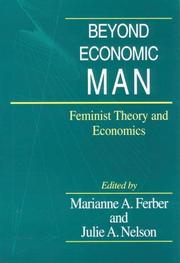 Front cover of Beyond economic man by Marianne A. Ferber