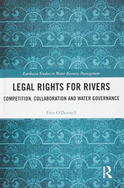 Front cover of Legal Rights for Rivers by Erin O'Donnell