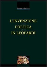 Front cover of L' invenzione poetica in Leopardi by Leisner, Walter