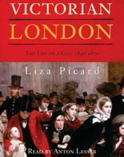 Cover of Victorian London by Liza Picard