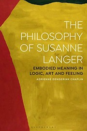 Front cover of Philosophy of Susanne Langer by Adrienne Dengerink Chaplin