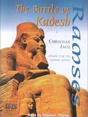 Front cover of La Bataille de Kadesh by Christian Jacq