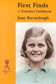 Cover of First Finds by June Barraclough
