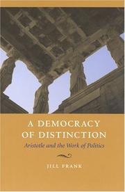 Cover of A Democracy of Distinction by Jill Frank