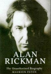 Cover of Alan Rickman by Maureen Paton