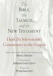 Front cover of Bible, the Talmud, and the New Testament by Elijah Zvi Soloveitchik