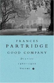 Front cover of Good company by Frances Partridge