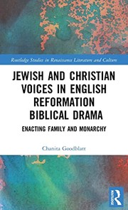 Cover of Jewish and Christian Voices in English Reformation Biblical Drama by Chanita Goodblatt