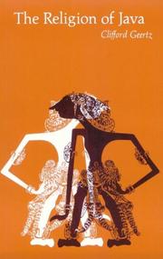 Front cover of The Religion of Java by Clifford Geertz