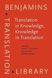 Front cover of Translation in Knowledge, Knowledge in Translation by Rocío Gutierrez Sumillera