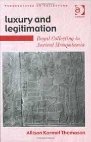 Cover of Luxury And Legitimation by Allison Karmel Thomason