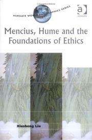 Front cover of Mencius, Hume, and the Foundations of Ethics by Xiusheng Liu