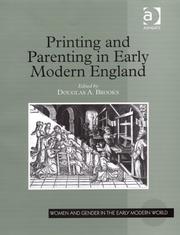 Cover of Printing and Parenting in Early Modern England by Douglas A. Brooks (editor)