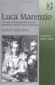 Cover of Luca Marenzio by Marco Bizzarini