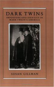 Cover of Dark twins by Susan Kay Gillman