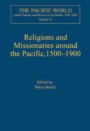 Cover of Religions and missionaries around the Pacific, 1500-1900 by Tanya Storch