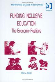 Front cover of Funding Inclusive Education by Alan J. Marsh