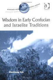 Cover of Wisdom in Early Confucian and Israelite Traditions by Xinzhong Yao