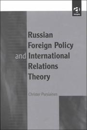 Front cover of Russian foreign policy and international relations theory by Christer Pursiainen