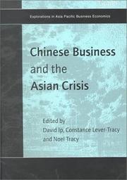 Cover of Chinese business and the Asian crisis by David Fu-Keung Ip